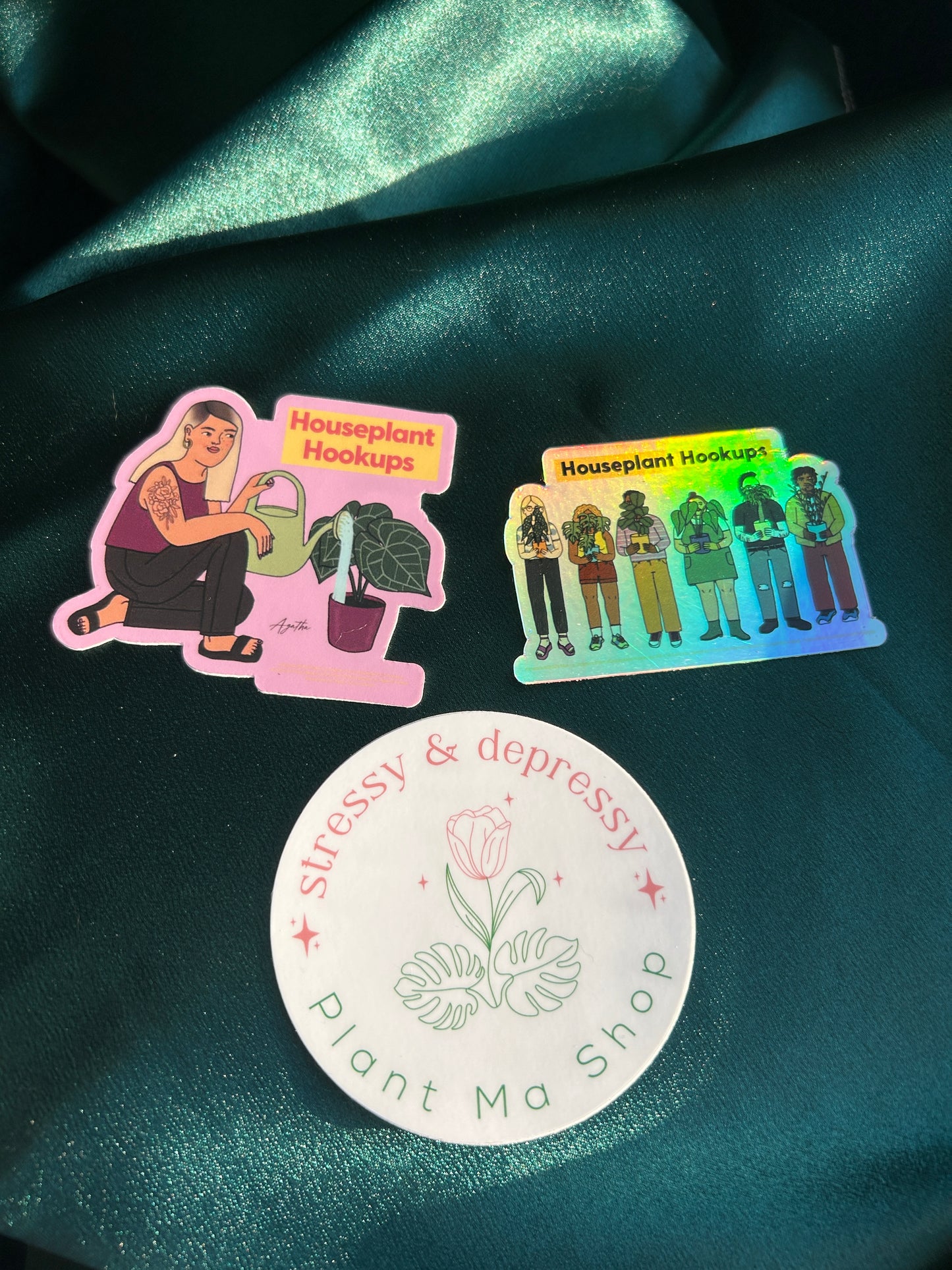 Sticker Bundle ~ Houseplant Hookups + Stressy & Depressy