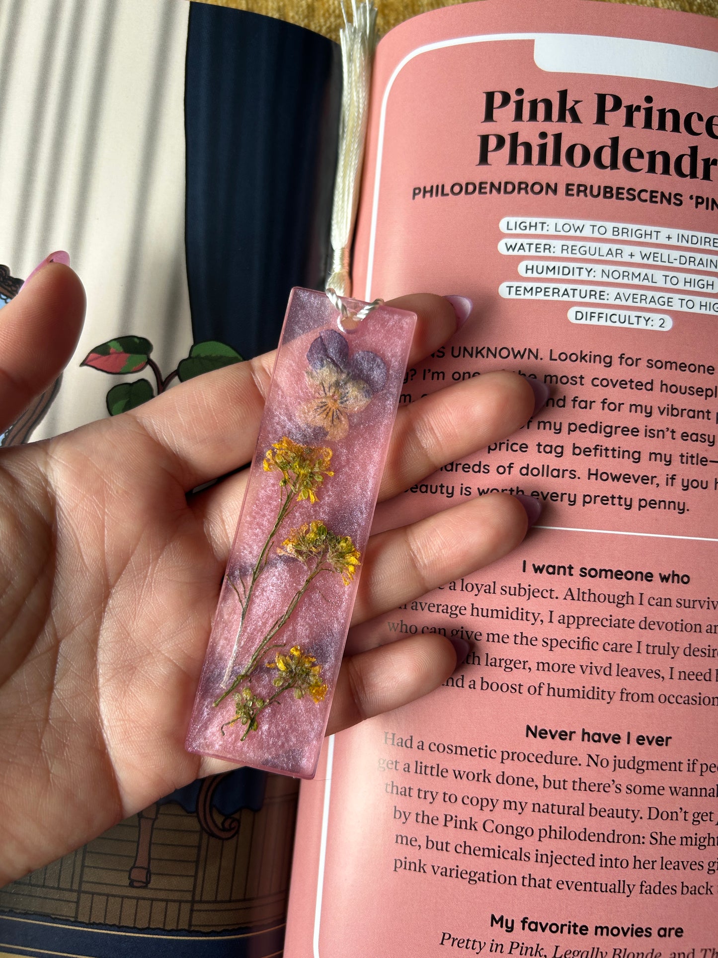 Houseplant Hookups (SIGNED with handmade bookmark by Agatha)